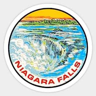 Niagara Falls Vintage Travel Decal Sticker